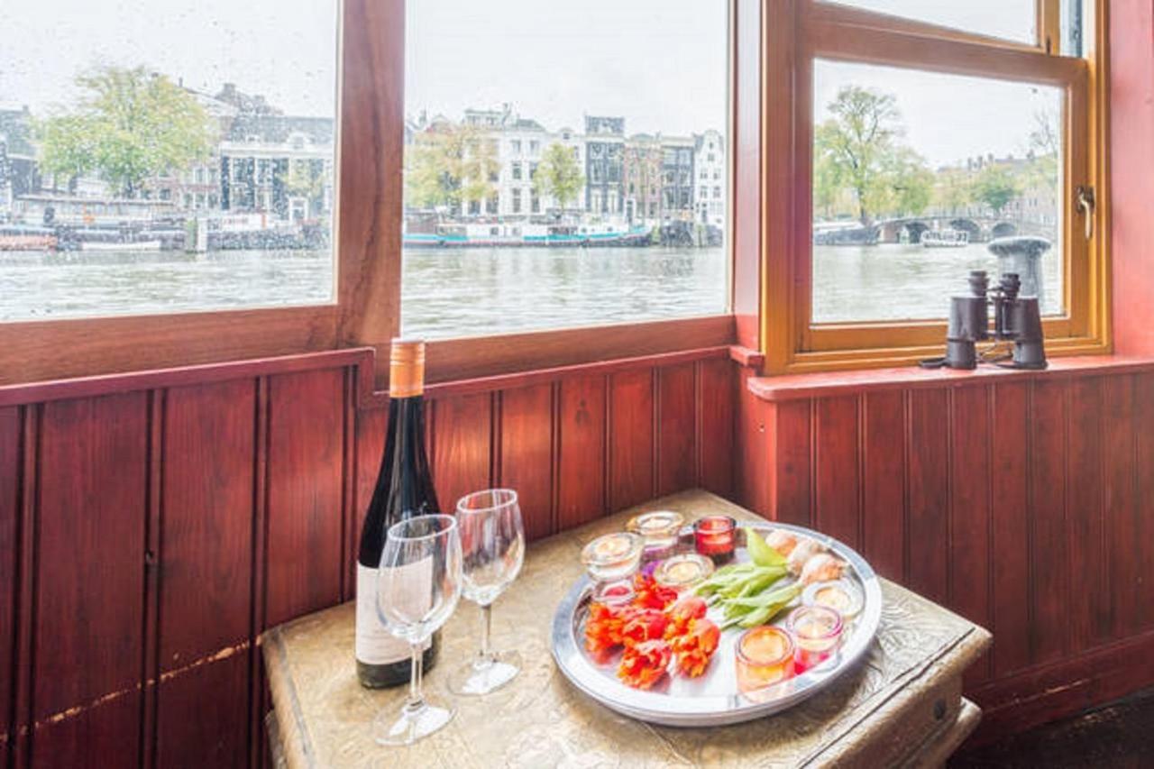 Houseboat Amstel River Studio Amsterdam Chambre photo